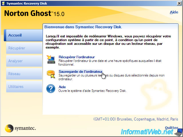 Backup And Restore A Norton Ghost Backup Over The Network With The Live ...